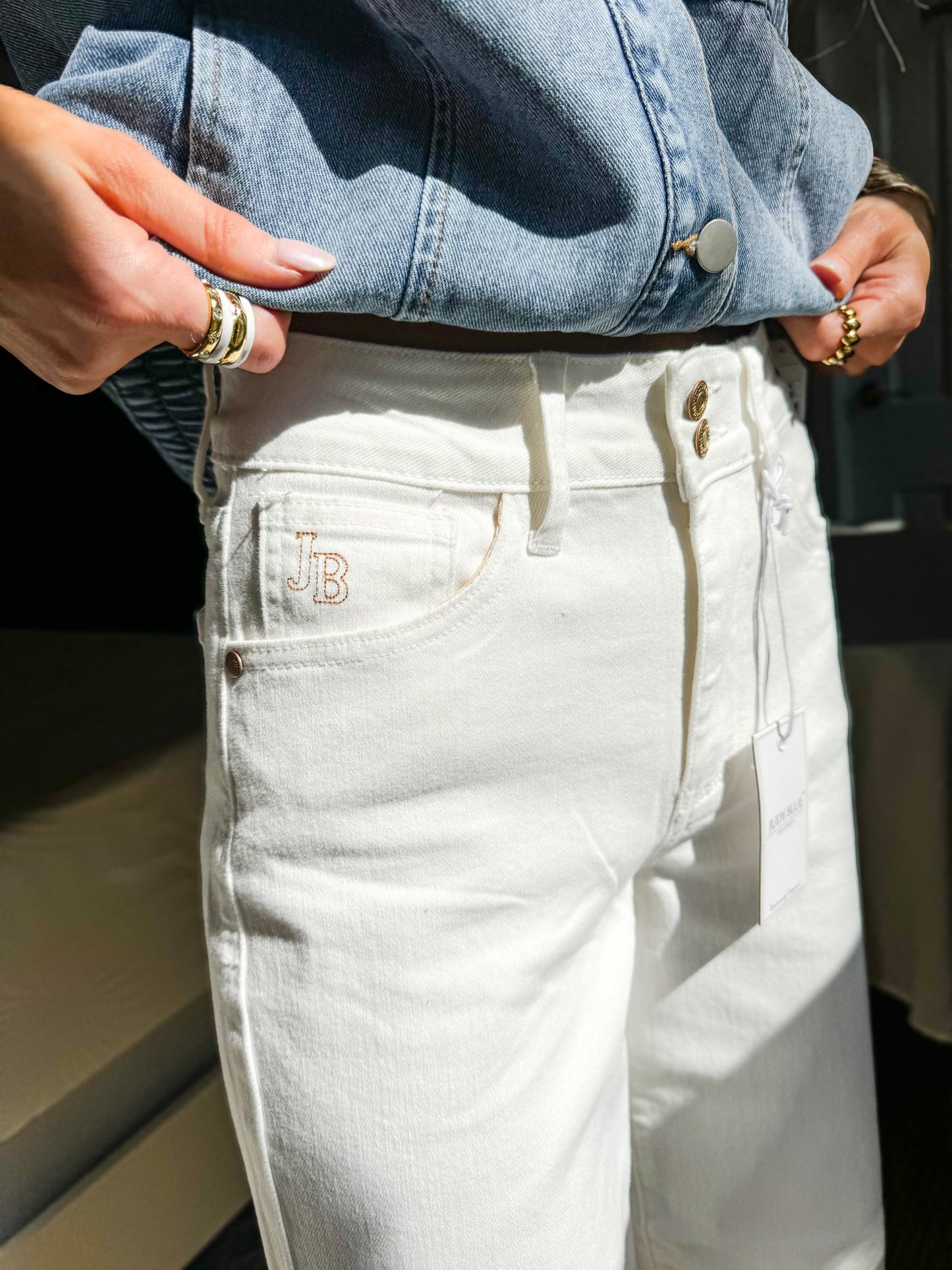 When Can I See You JUDY BLUE Straight Leg Trouser Hem Pants