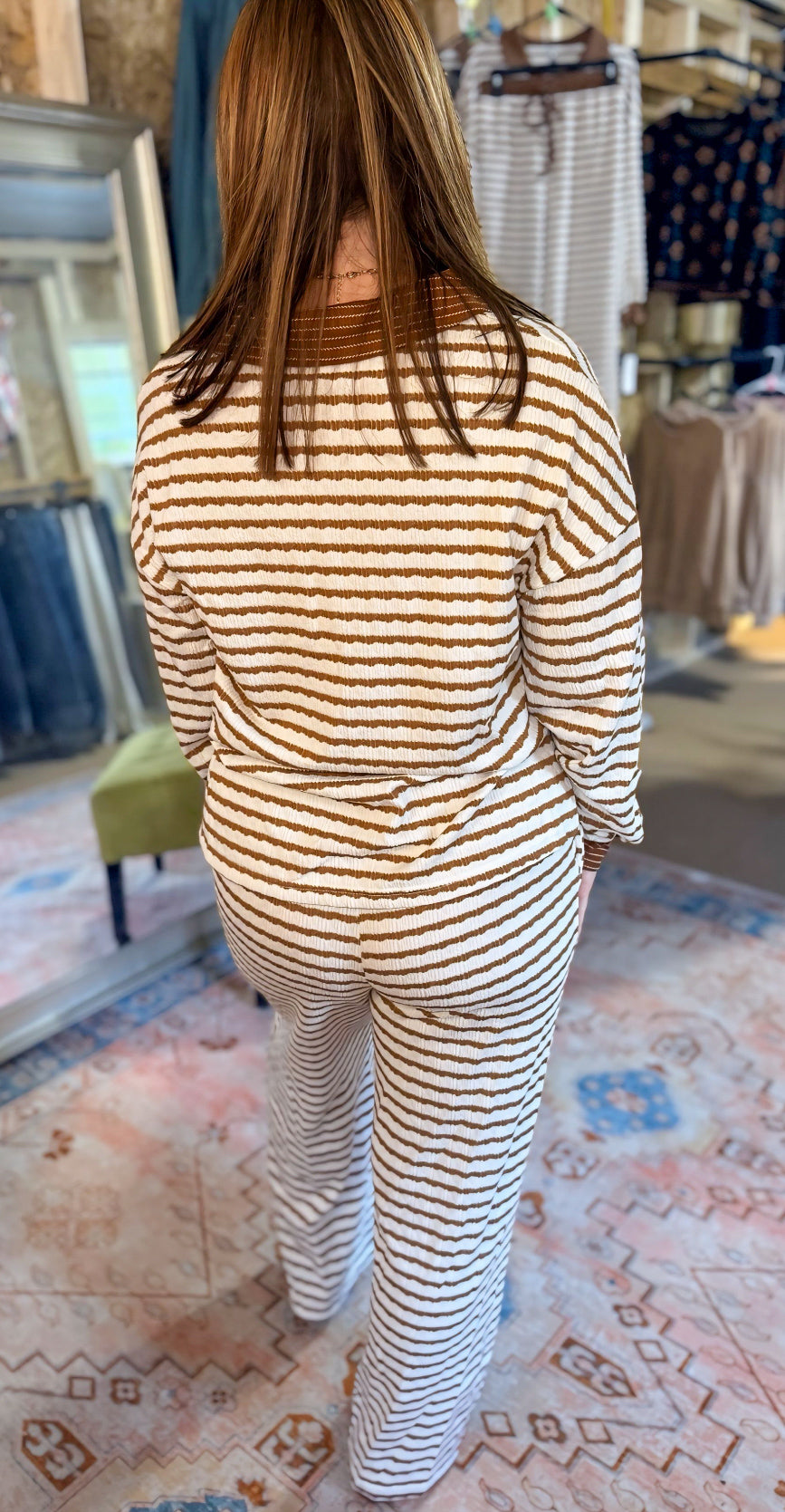 Cozy and Chic Striped Set
