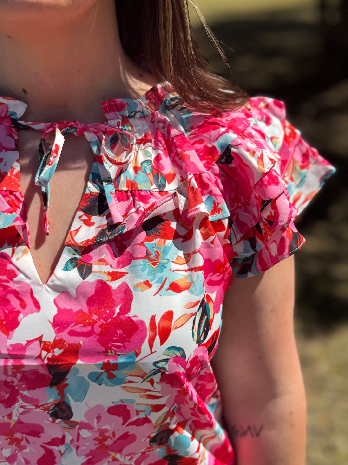 Pucker Up Floral Top