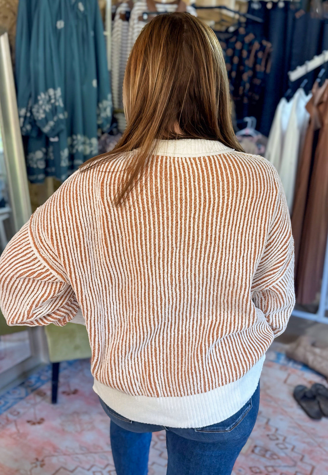 All About You Ribbed Oversized Pullover