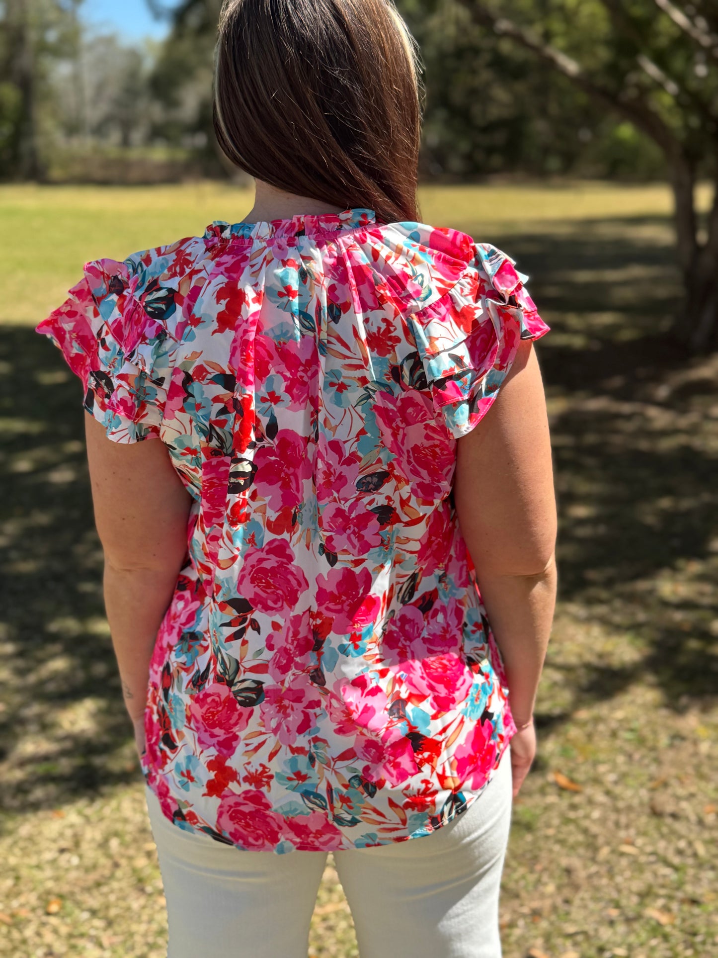 Pucker Up Floral Top