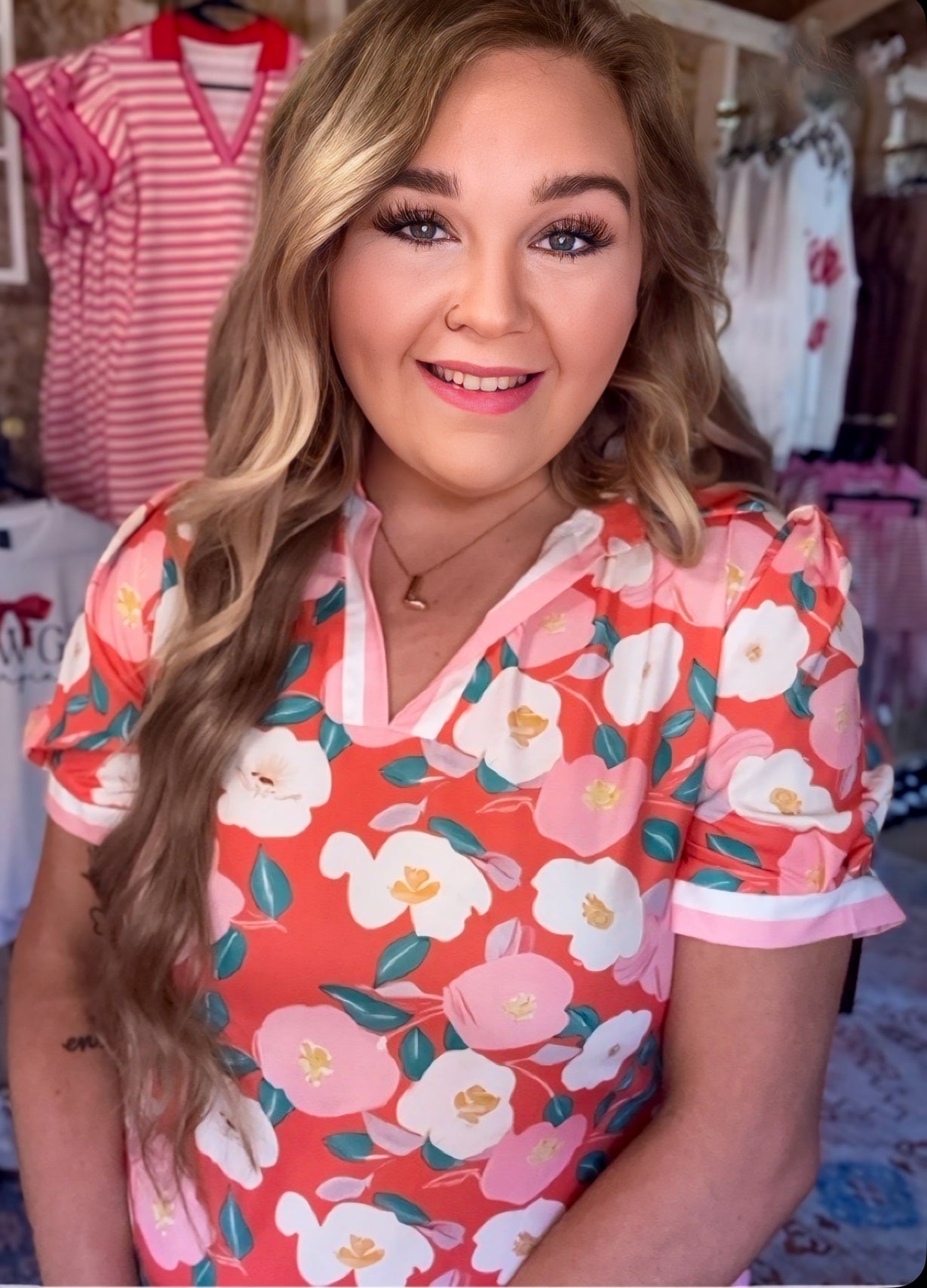Just In Case Floral Shift Dress