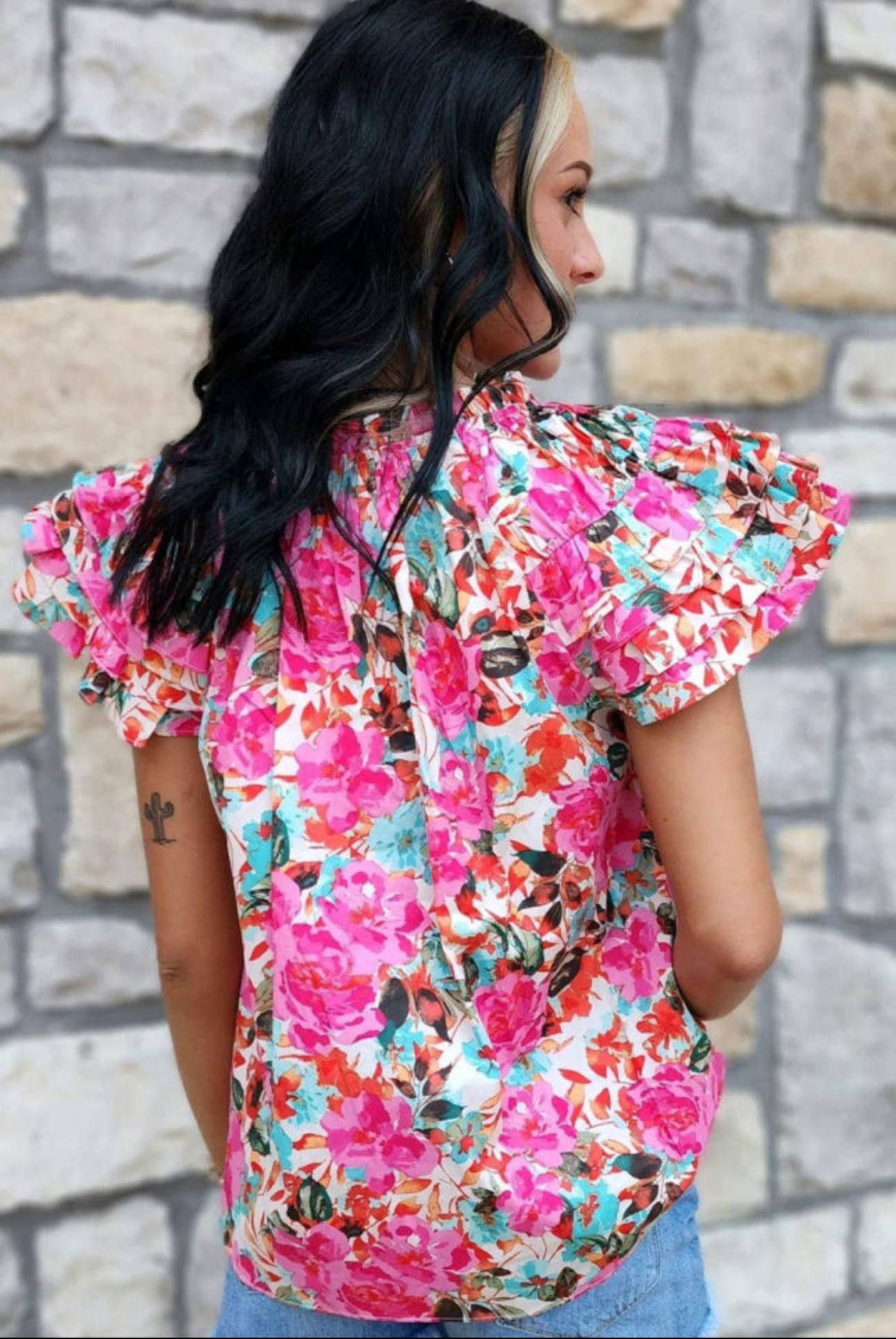 Pucker Up Floral Top