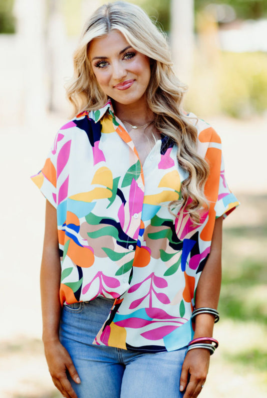 See You Later Multicolor Top