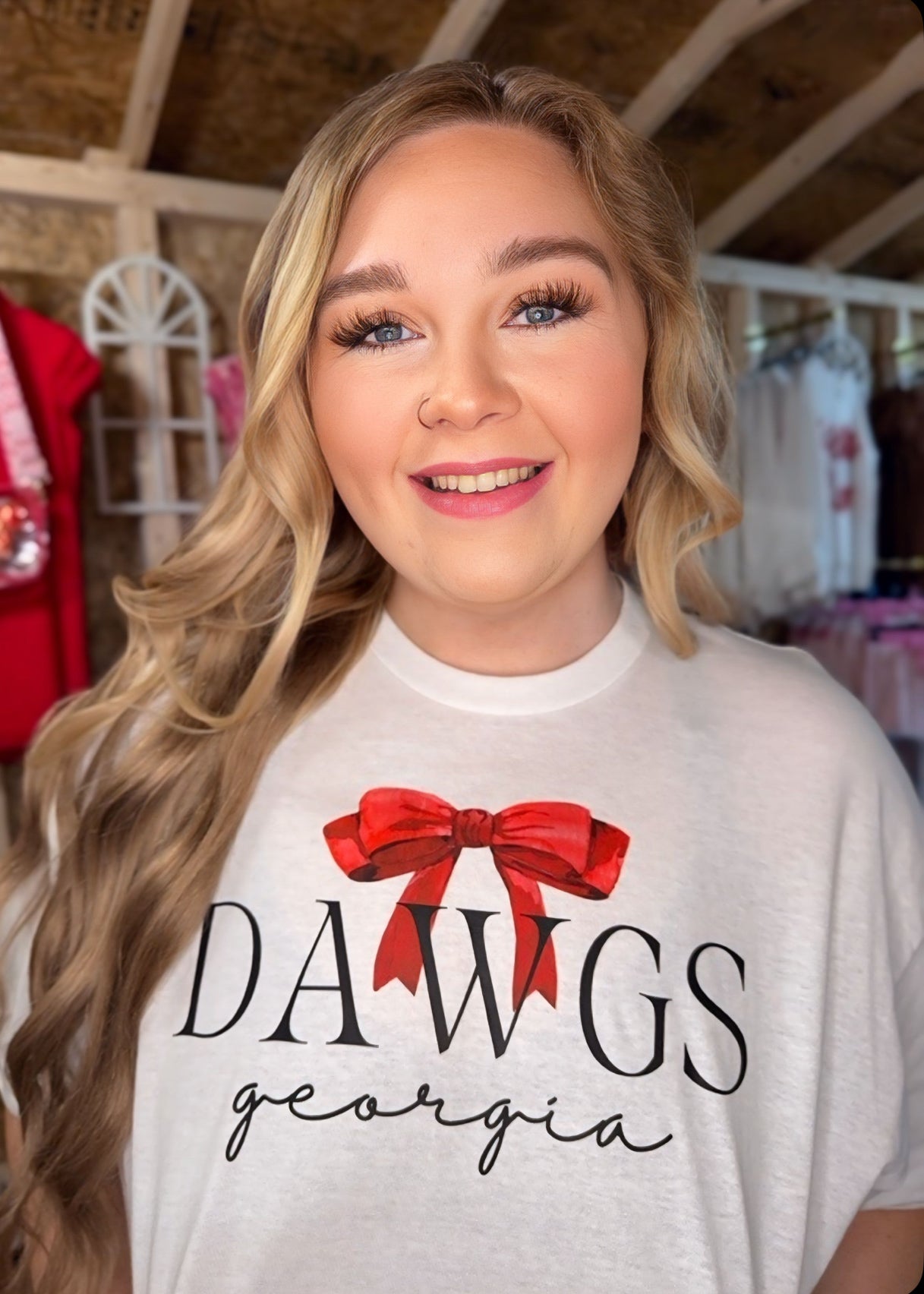 Preppy Dawgs Bow Tee