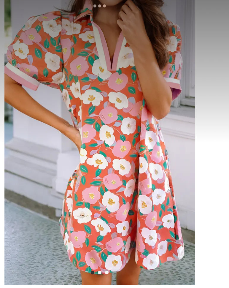 Just In Case Floral Shift Dress