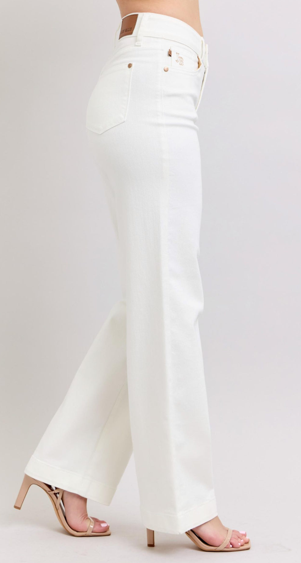 When Can I See You JUDY BLUE Straight Leg Trouser Hem Pants