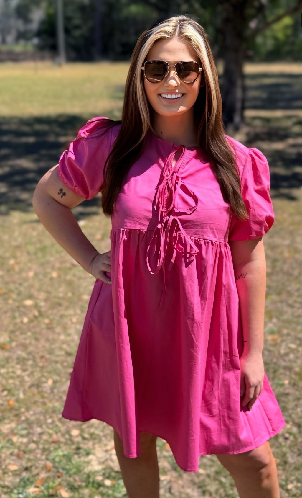 Grow Together Bow Tie Dress
