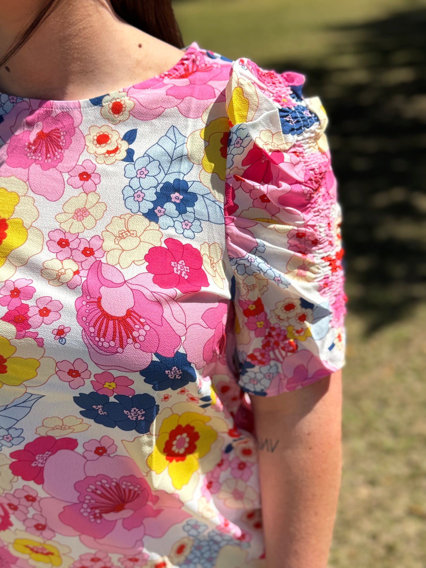 Mind Games Floral Top