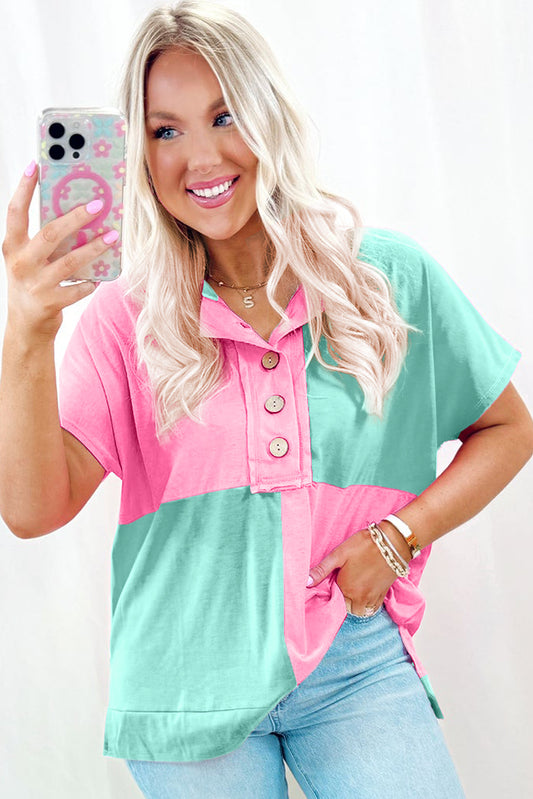 Don't Mind If I Do Colorblock Top